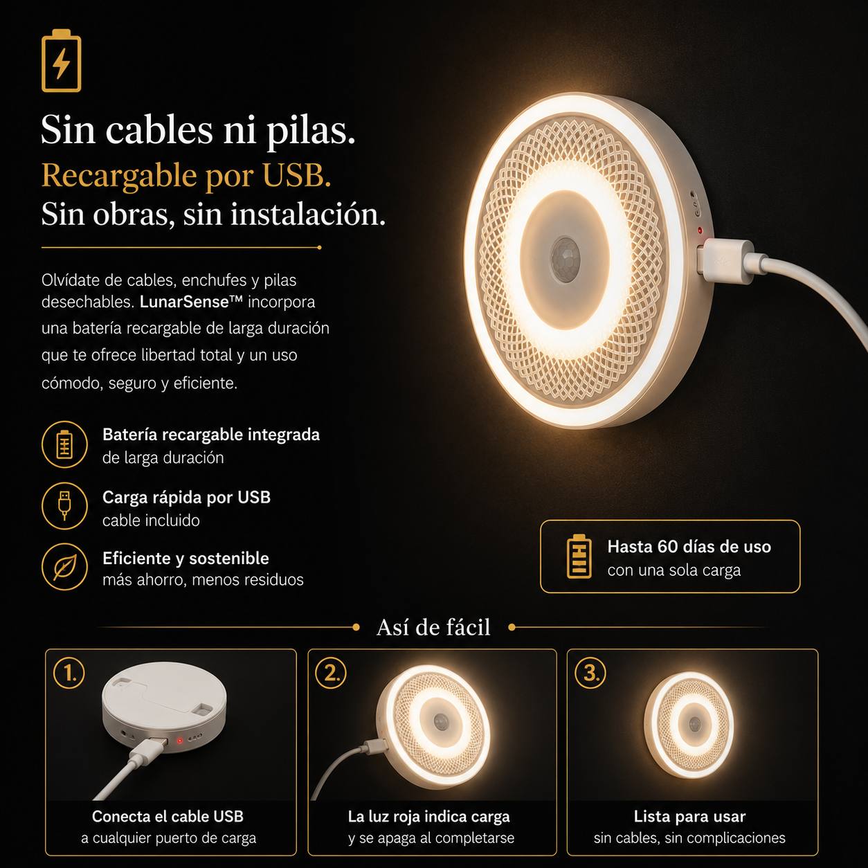 LunarSense™ — Iluminación Inteligente que Anticipa tus Movimientos