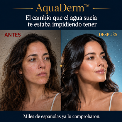 AquaDerm™ — Cabezal Filtrador de Alta Presión para Piel Hidratada y Cabello Brillante