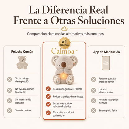 Calmoa™ — Peluche que Respira y Calma tu Ansiedad