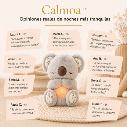 Calmoa™ — Peluche que Respira y Calma tu Ansiedad