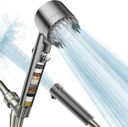 AquaDerm™ — Cabezal Filtrador de Alta Presión para Piel Hidratada y Cabello Brillante
